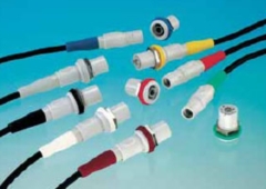 Connettori circolari plastici a disconnessione rapida push/pull