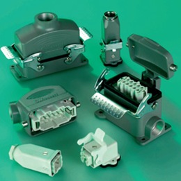 Westec connettori rettangolari compatibili ILME Harting per uso industriale.